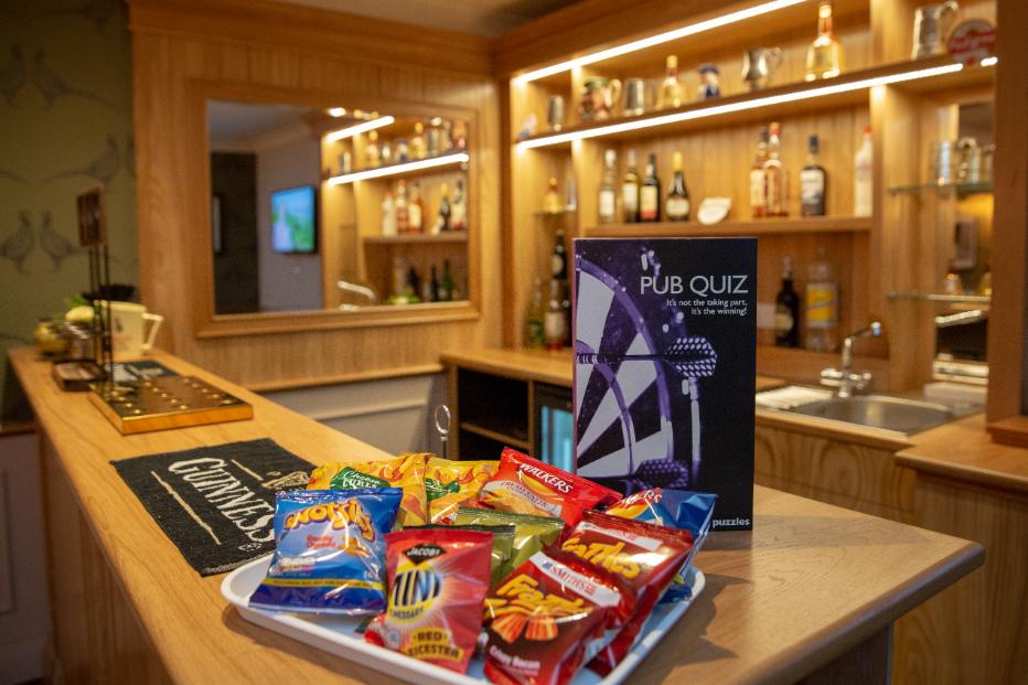 Pub area at Chetwynd House Care Home